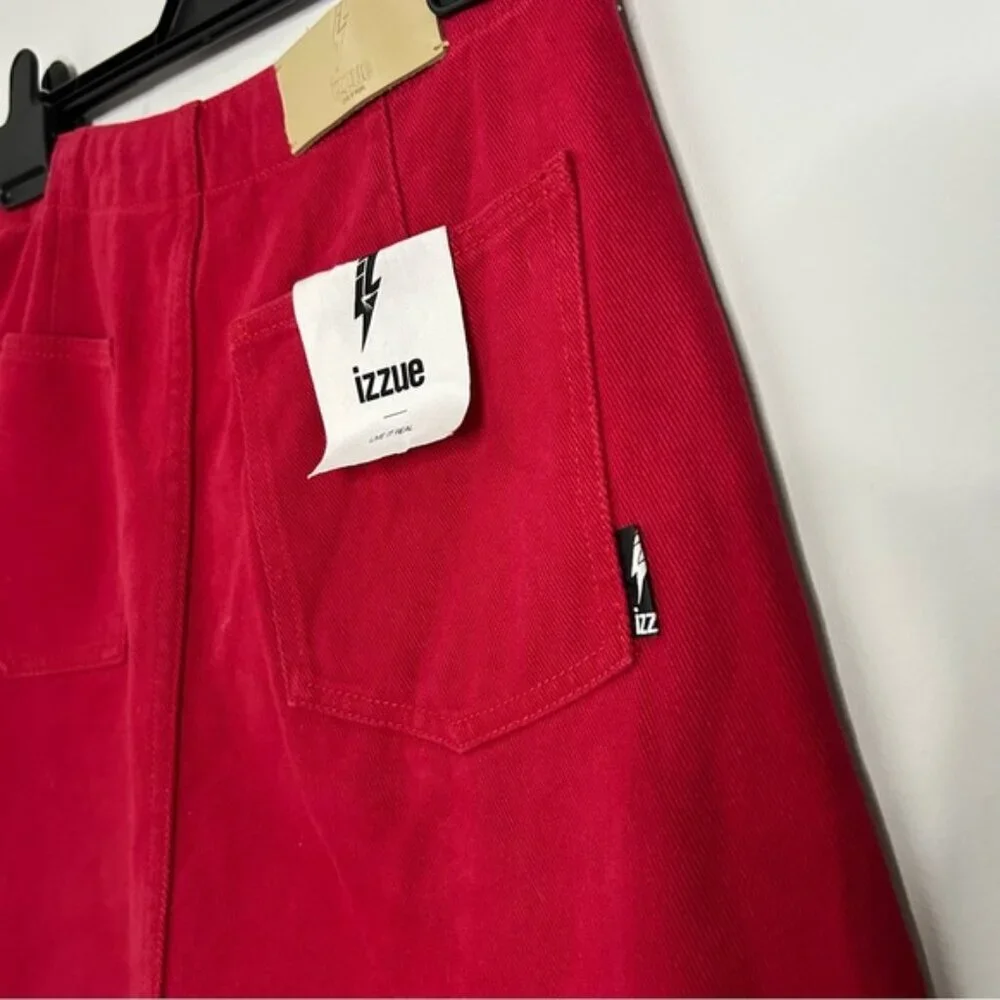 Izzue Denim A-Line Skirt
